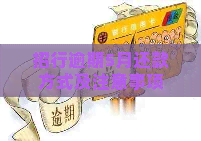 招行逾期5月还款方式及注意事项