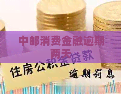 中邮消费金融逾期两天