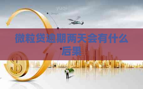 微粒贷逾期两天会有什么后果