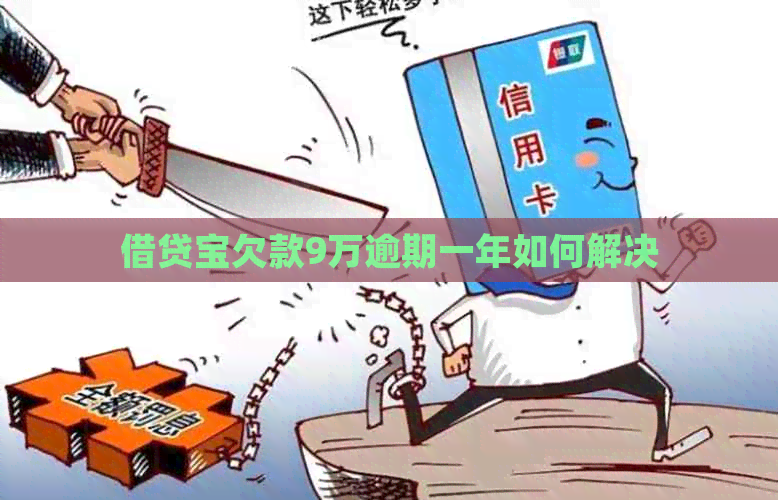借贷宝欠款9万逾期一年如何解决
