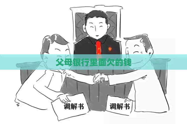 父母银行里面欠的钱