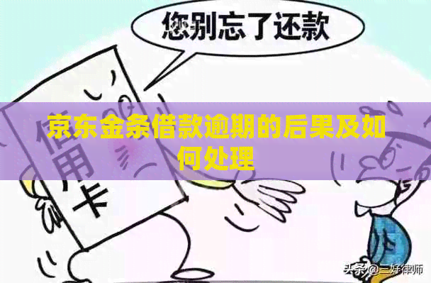 京东金条借款逾期的后果及如何处理