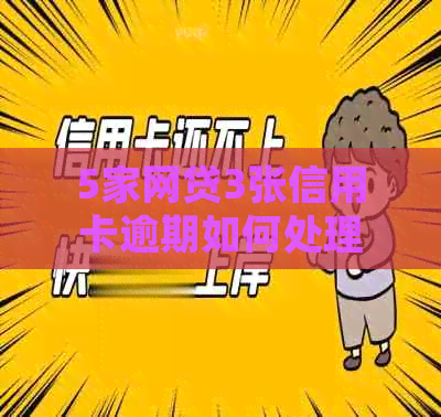 5家网贷3张信用卡逾期如何处理
