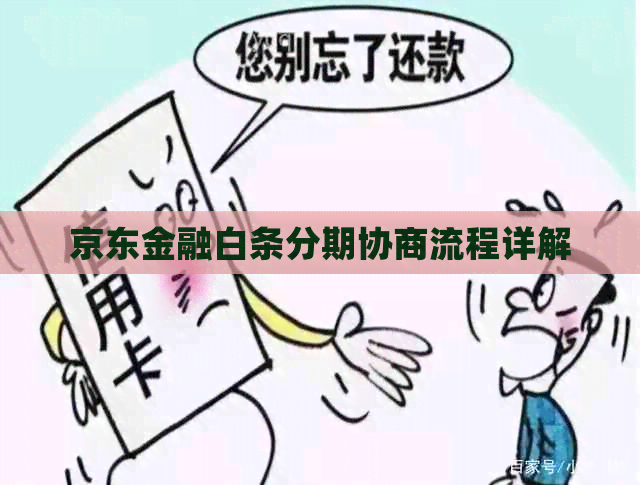 京东金融白条分期协商流程详解