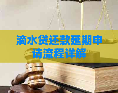 滴水贷还款延期申请流程详解