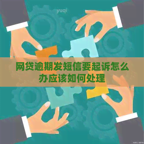 网贷逾期发短信要起诉怎么办应该如何处理