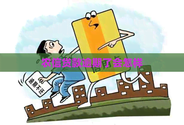 农信贷款逾期了会怎样