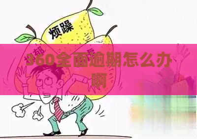 360全面逾期怎么办啊