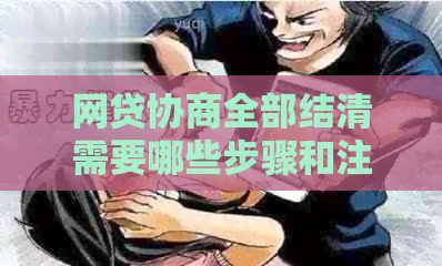 网贷协商全部结清需要哪些步骤和注意事项