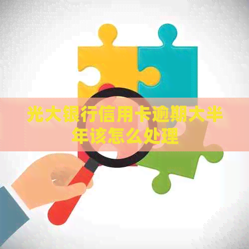 光大银行信用卡逾期大半年该怎么处理