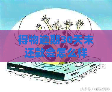 得物逾期30天未还款会怎么样