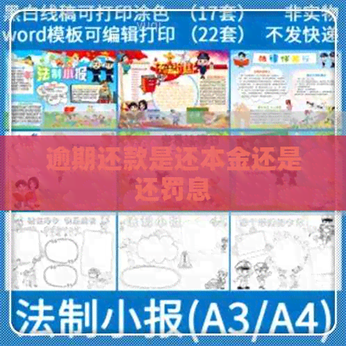 逾期还款是还本金还是还罚息