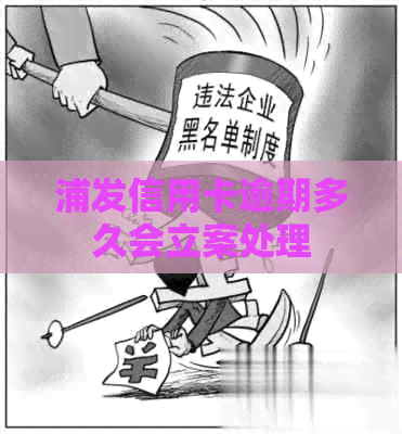 浦发信用卡逾期多久会立案处理