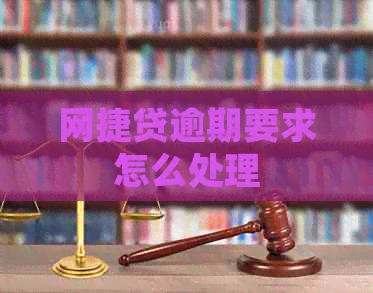 网捷贷逾期要求怎么处理