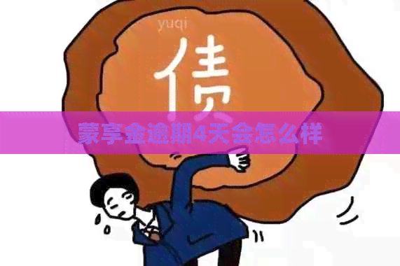 蒙享金逾期4天会怎么样