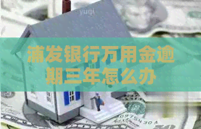 浦发银行万用金逾期三年怎么办