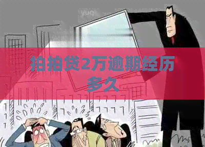 2万逾期经历多久