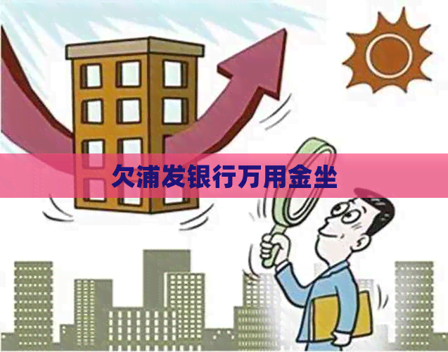 欠浦发银行万用金坐
