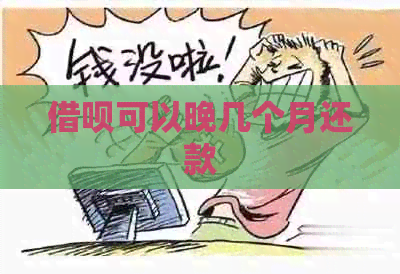 网贷可以晚几个月还款