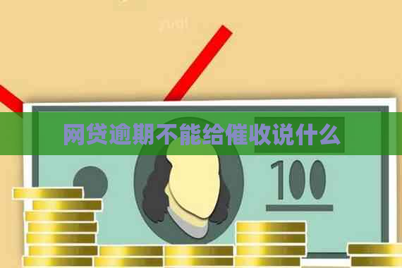 网贷逾期不能给说什么