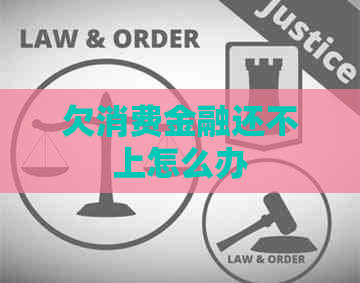 欠消费金融还不上怎么办