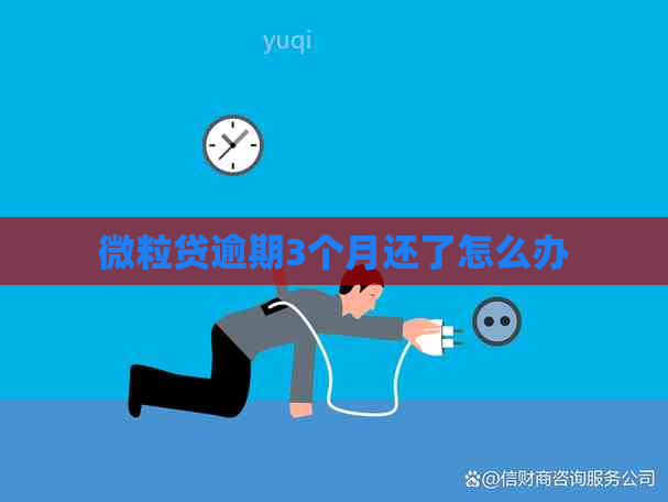 微粒贷逾期3个月还了怎么办