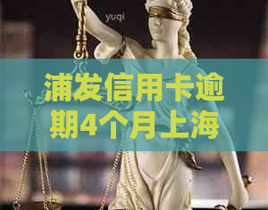 浦发信用卡逾期4个月上海怎么处理