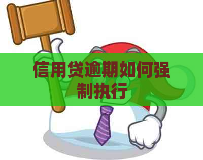 信用贷逾期如何强制执行