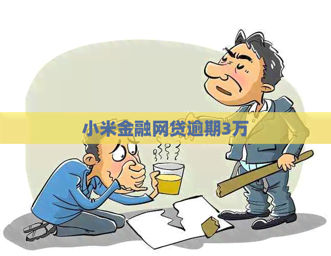 小米金融网贷逾期3万