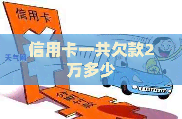信用卡一共欠款2万多少