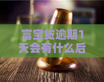 富宝贷逾期1天会有什么后果