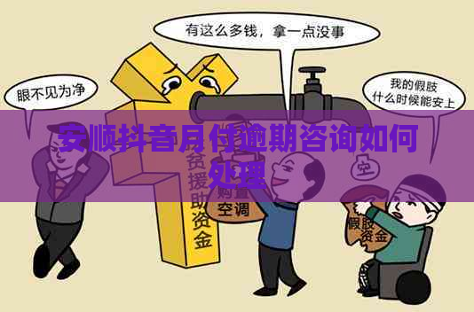 安顺抖音月付逾期咨询如何处理