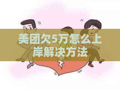 美团欠5万怎么上岸解决方法