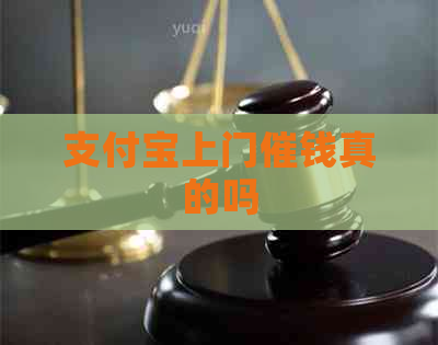 支付宝上门催钱真的吗
