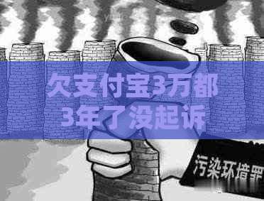 欠支付宝3万都3年了没起诉