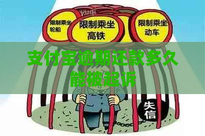 支付宝逾期还款多久能被起诉
