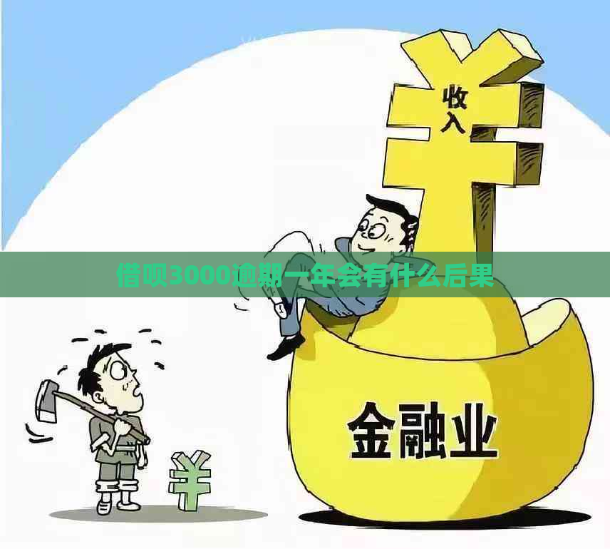 网贷3000逾期一年会有什么后果