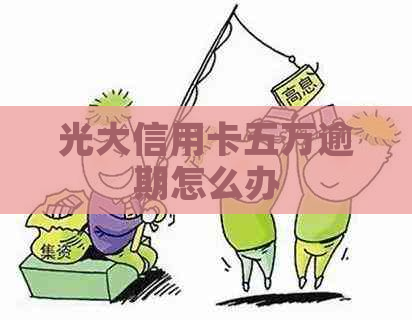 光大信用卡五万逾期怎么办