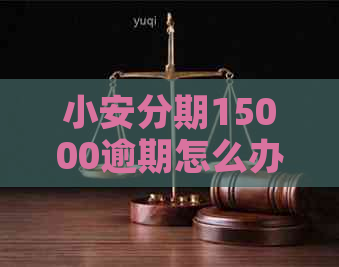 小安分期15000逾期怎么办