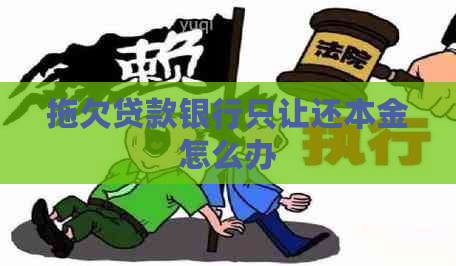 拖欠贷款银行只让还本金怎么办