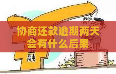 协商还款逾期两天会有什么后果