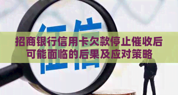 招商银行信用卡欠款停止后可能面临的后果及应对策略