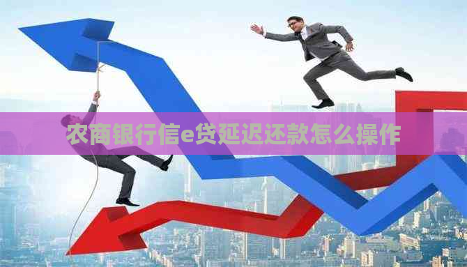 农商银行信e贷延迟还款怎么操作