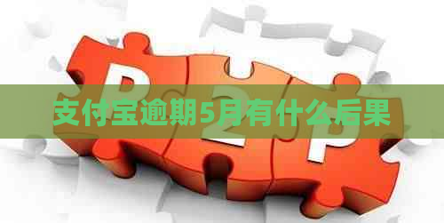 支付宝逾期5月有什么后果