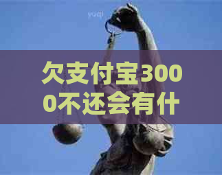 欠支付宝3000不还会有什么后果