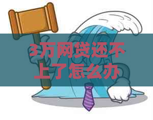 3万网贷还不上了怎么办