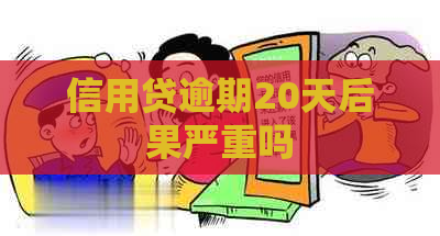 信用贷逾期20天后果严重吗