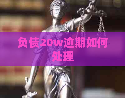 负债20w逾期如何处理