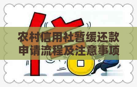 农村信用社暂缓还款申请流程及注意事项