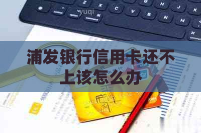 浦发银行信用卡还不上该怎么办